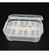 Amazon | Mipcase 爬虫類用透明蓋付き繁殖孵化ボックス 耐久